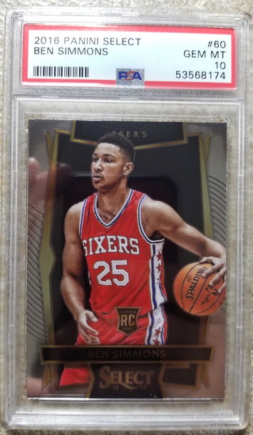 Ben simmons 2016 select rookie psa gem Mint 10