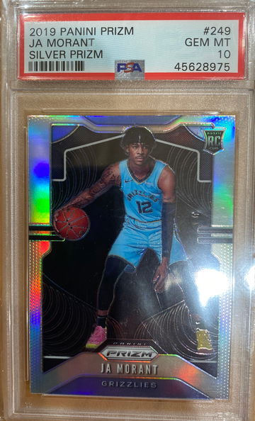 Ja Morant Silver Prizm PSA 10