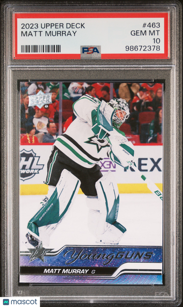 2023 Upper Deck Matt Murray #463 PSA 10