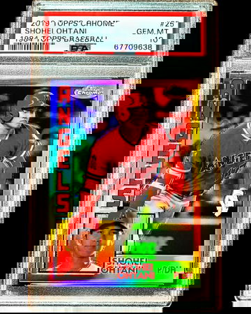 Shohei Ohtani - 2019 Topps Chrome 1984 Refractor - PSA 10