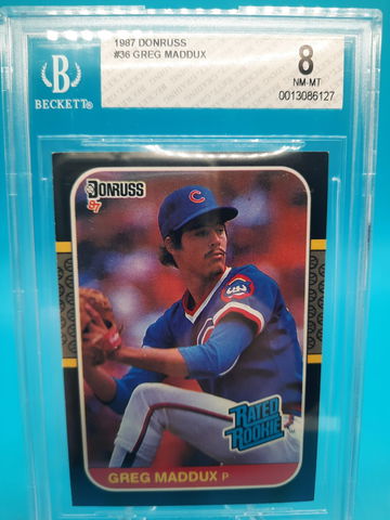 1987 Greg Maddux #36 BGS 8