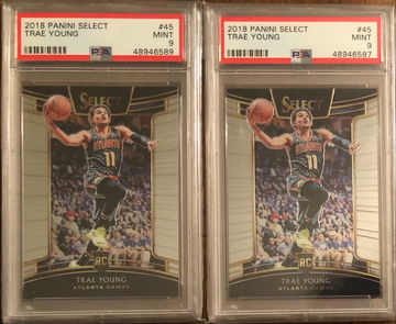 Trae Young Select RC PSA 9 x2