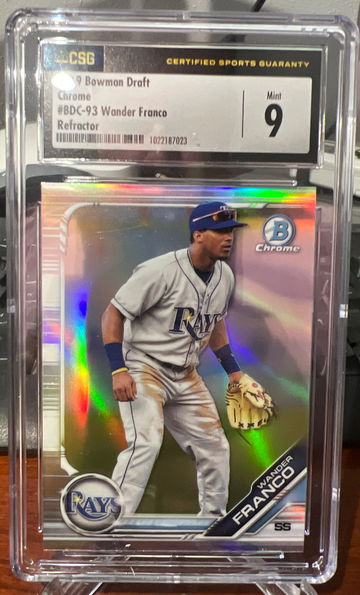 2019 Bowman Draft Chrome 93 Wander Franco Refractor