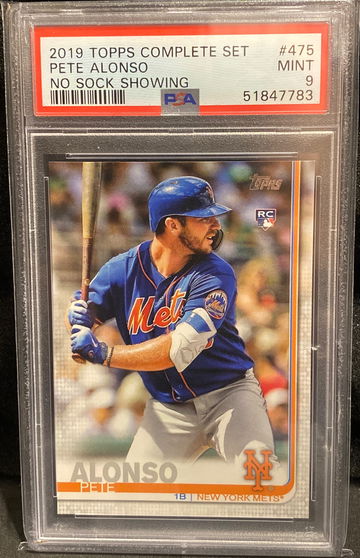 2019 Topps Complete Set Pete Alonso #475 PSA 9