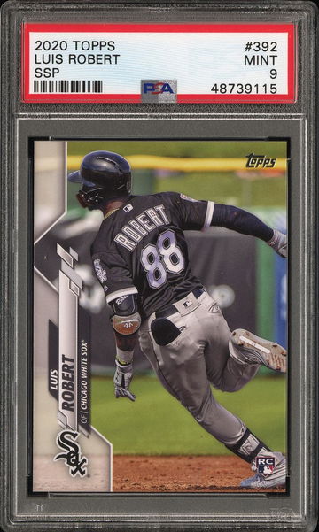 2020 Topps Luis Robert #392 SSP PSA 9