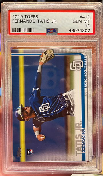 2019 Topps Fernando Tatis Jr. Rookie PSA 10
