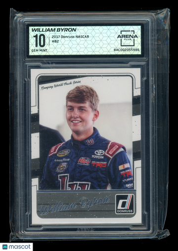 2017 Donruss NASCAR William Byron #82 Arena Club 10