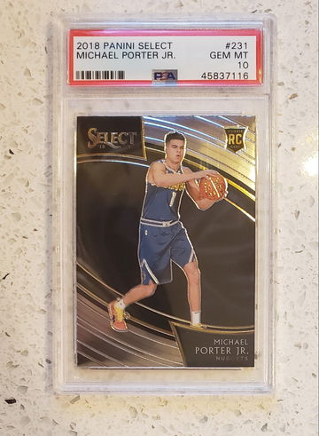 2018 Select Courtside Michael Porter Jr. Rookie PSA 10
