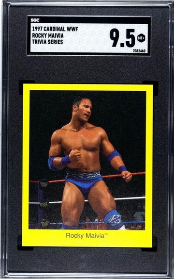 1997 Cardinal WWF Rocky Maivia SGC 9.5