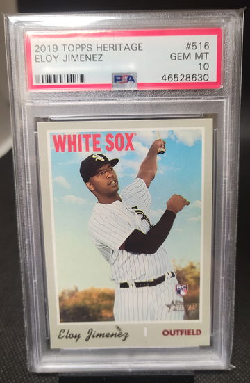 2019 Topps Heritage Eloy Jimenez PSA 10