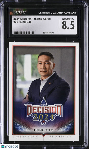 2024 Decision Trading Cards Hung Cao #96 CGC 8.5