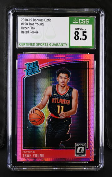2018 TRAE YOUNG OPTIC HYPER PINK RATED ROOKIE