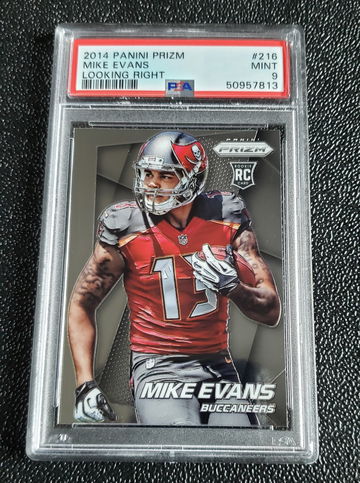 2014 Panini Prizm 216 Mike Evans Looking Right PSA 9