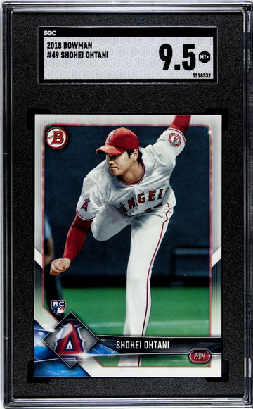 2018 Bowman Shohei Ohtani #49 SGC 9.5