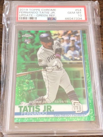 Fernando Tatis Jr Green Refractor /99