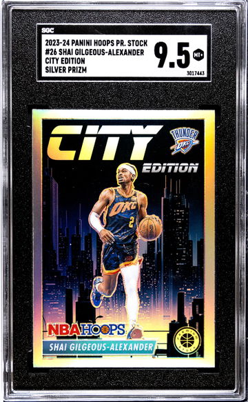 2023 Prizm #26 Shai Gilgeous-Alexander City Edition SGC 9.5