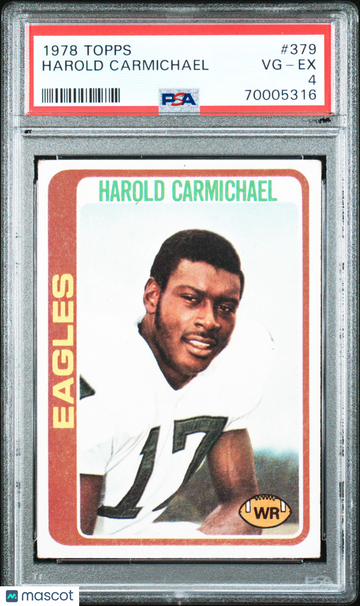 1978 Topps Harold Carmichael #379 PSA 4