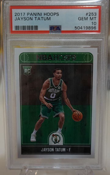 2017-18 Panini Hoops Jayson Tatum RC (PSA 10)