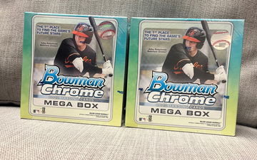 2020 Bowman Chrome Mega Box Lot - 2 Boxes