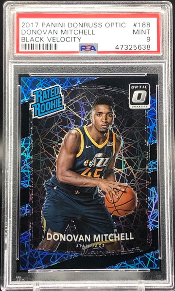 2017 Optic Rated RC Black velocity Donovan Mitchell /39