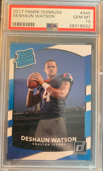 2017 Donruss Deshaun Watson PSA 10