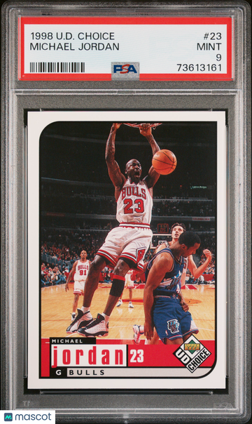 Michael Jordan 1998 UD Choice #23 PSA 9