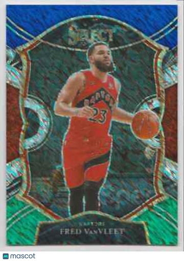 2020-21 Panini Select Tri-Color Fred VanVleet 28/49 Toronto Raptors #29