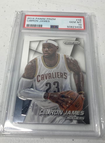 2014-15 Panini Prizm #48 LeBron James Cleveland Cavaliers PSA 10 GEM MINT