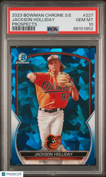 2023 Bowman Chrome Sapphire Edition Prospects Jackson Holliday #227 PSA 10