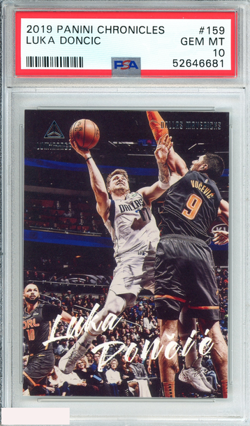 2019 PANINI CHRONICLES LUKA DONCIC #159 DALLAS MAVERICKS PSA 10 GEM MT