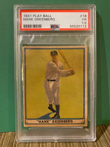 1941 Play Ball #18 Hank Greenberg