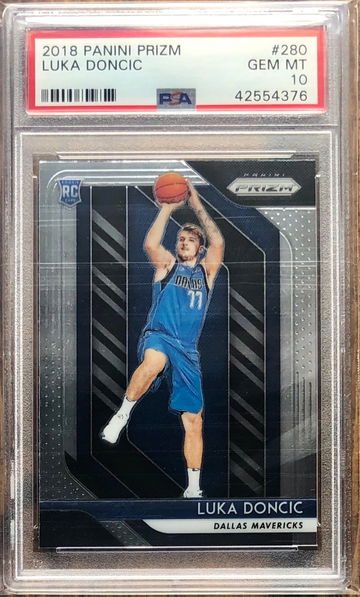 LUKA DONCIC 2018-19 Prizm Base Rookie RC PSA 10