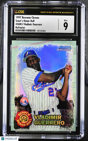 1997 Chrome Vladimir Guerrero #SHR3 CGC 9