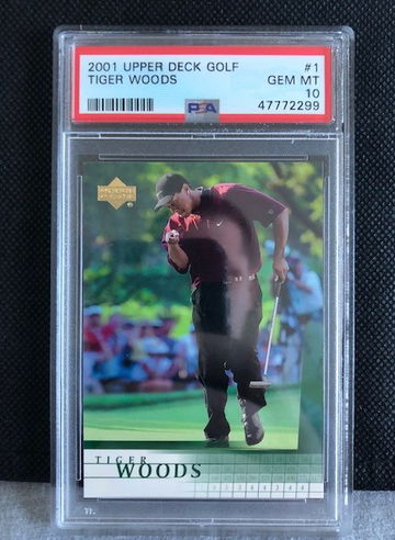 Tiger Woods 2001 Upper Deck PSA Gem Mint 10