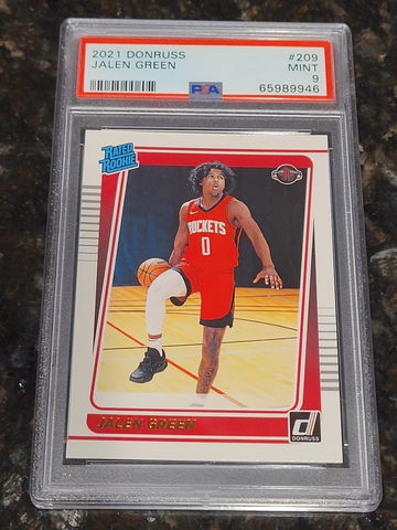 2021 Donruss Jalen Green Rated Rookie PSA 9 MINT #209