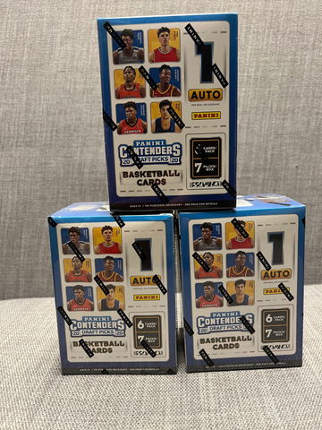 2020-21 Contenders Draft Picks Basketball Blaster Box Lot - 3 Blasters