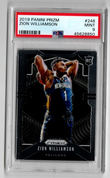 2019-20 Prizm Zion Williamson PSA 9