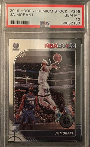 2019 Hoops #259 Ja Morant Rookie RC PSA 10 GEM MINT