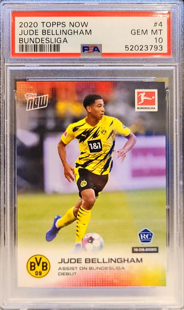Jude Bellingham Topps Now Bundesliga Card #4 PSA 10 