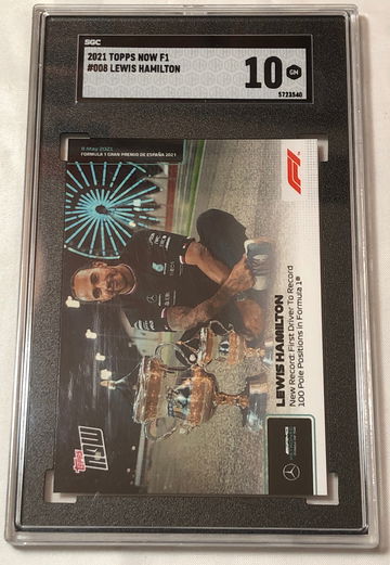 2021 TOPPS NOW F1 #008 LEWIS HAMILTON