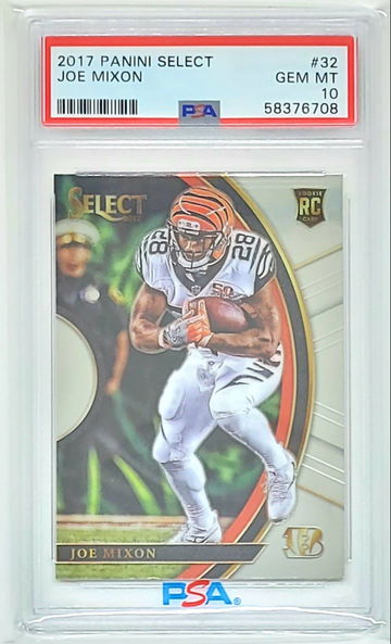 2017 SELECT JOE MIXON SP RC CONCOURSE #32 PSA 10 GEM MINT BENGALS ROOKIE POP 14