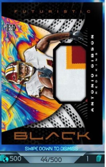 Panini Blitz Black Antonio Gibson /500