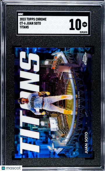 2023 Topps Chrome Juan Soto #CT-6 CHR. Titans SGC 10