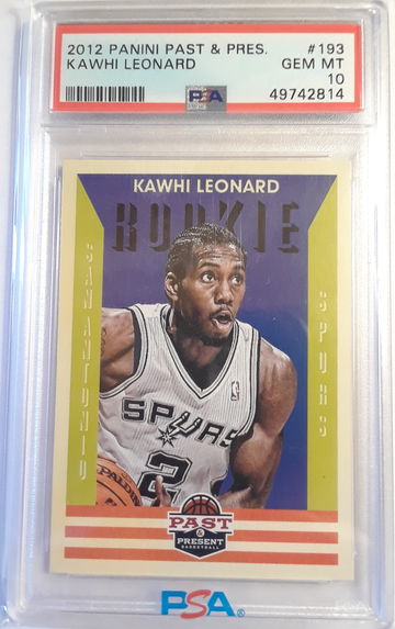 Kawhi Leonard 2012-13 Past and Present Rookie Card PSA 10 Gem Mint #193.