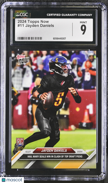 2024 Topps Now Jayden Daniels #11 CGC 9