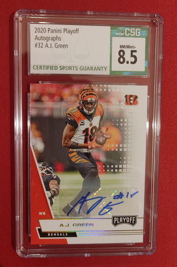 2020 Panini Playoff Autographed Cincinnati Bengals AJ Green