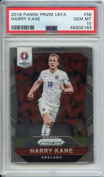 Harry Kane 2016 Prizm UEFA PSA 10 Enland 183