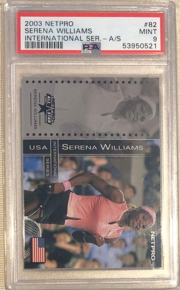 2003 NetPro International Series #82 All-Star Serena Williams Rookie - PSA 9 MINT