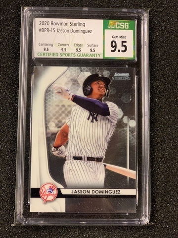 2020 Bowman Sterling Jasson Dominguez CSG 9.5