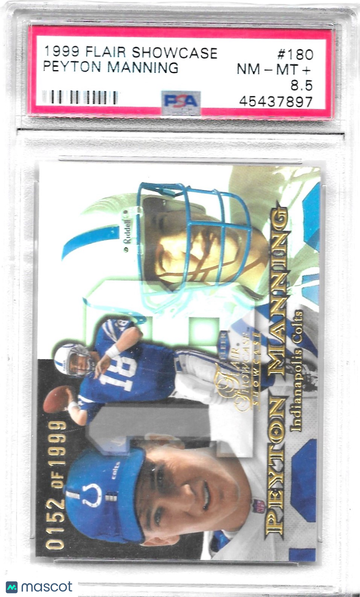 1999 Flair Showcase Peyton Manning #180 PSA 8.5